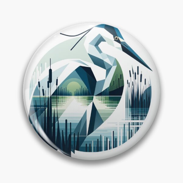 Item preview, heron designed and sold by FarbenFabel.
