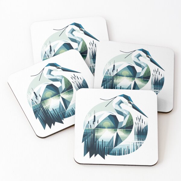 Item preview, heron designed and sold by FarbenFabel.