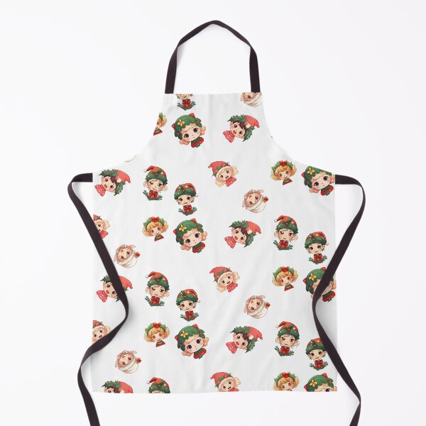 Item preview, Cheerful Christmas Elves, Spreading Red and Green Joy designed and sold by WickedFairySt.