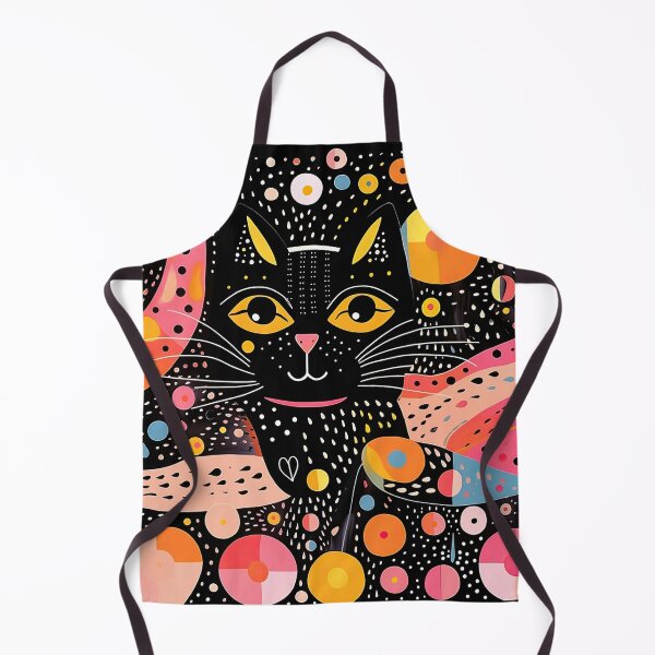 Item preview, Surreal&Whimsical Black Cat in Space designed and sold by GulDesignCo.