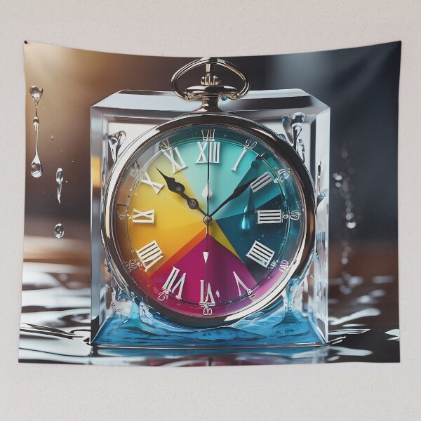 Item preview, Transparent Crystal, Aquatic Essence: The Revolution of Digital Watches on your Wrist. designed and sold by Artedig.