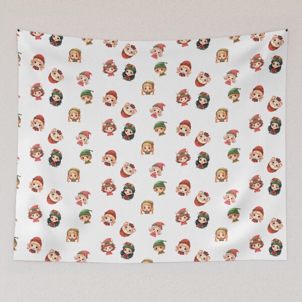 Item preview,  Santa's Little Helpers, Cute Christmas Decor designed and sold by WickedFairySt.