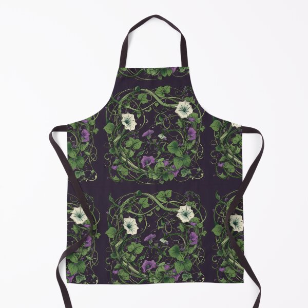Item preview, Intricate vine of purple Morning Glories designed and sold by Anima-aesthetic.