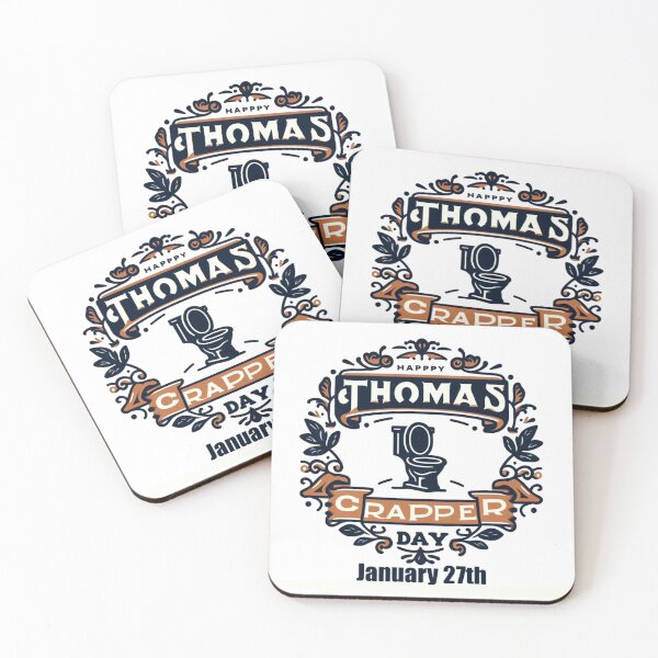 Item preview, Jan 27th - Thomas Crapper Day designed and sold by CrankyOldDude.