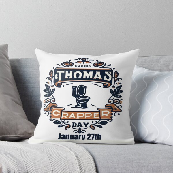 Item preview, Jan 27th - Thomas Crapper Day designed and sold by CrankyOldDude.