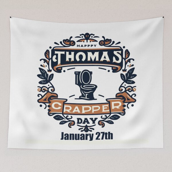 Item preview, Jan 27th - Thomas Crapper Day designed and sold by CrankyOldDude.