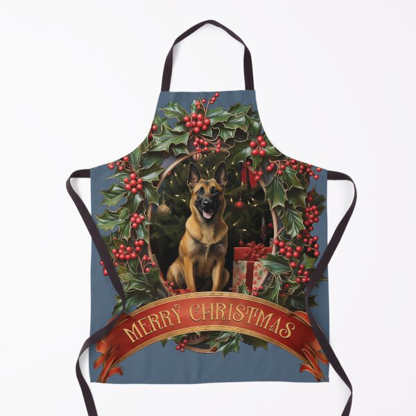 Item preview, Belgian Malinois dog Christmas  designed and sold by PetsArt.
