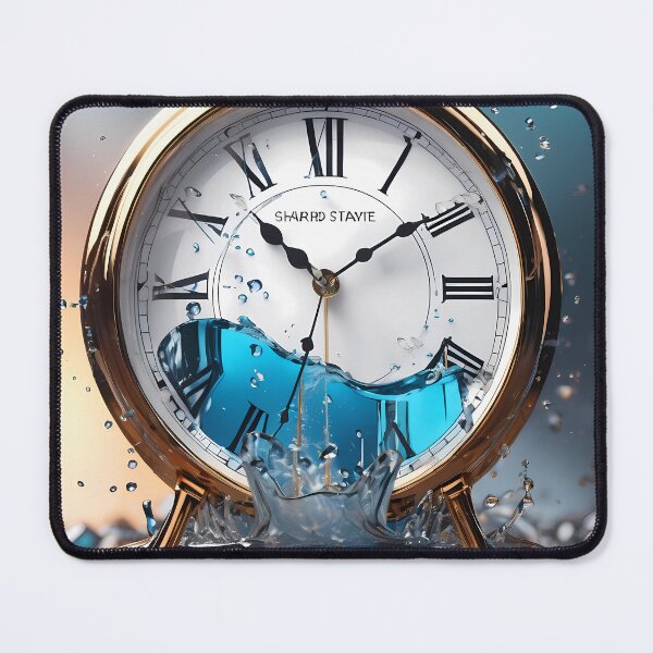 Item preview, Liquid Crystal, Continuous Art: Discover the Eternal Beauty of Our Digital Clocks. designed and sold by Artedig.