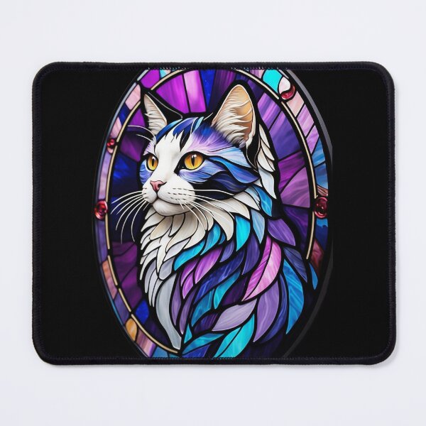 Item preview, Stained Glass Calico Cat designed and sold by Desfix.