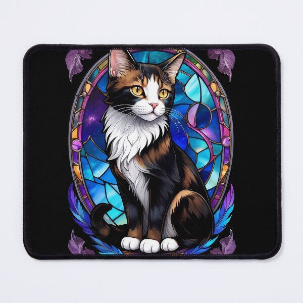 Item preview, Stained Glass Calico Cat designed and sold by Desfix.
