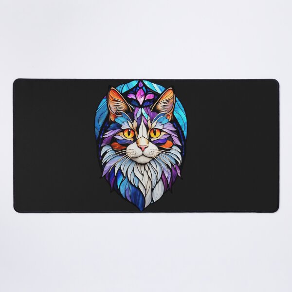 Item preview, Stained Glass Calico Cat designed and sold by Desfix.