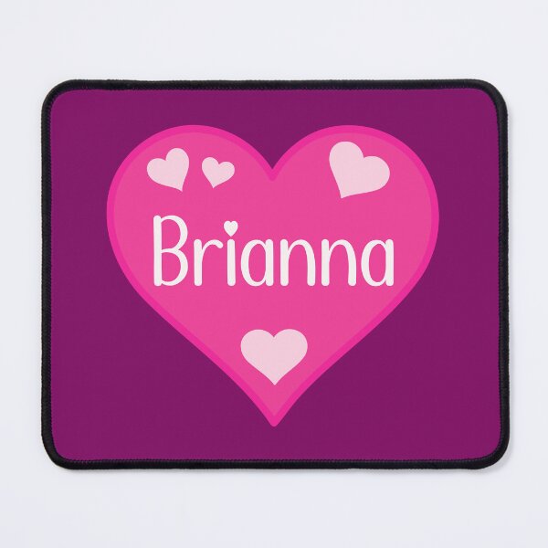 Item preview, Brianna Name Pink Heart designed and sold by Jeallan Designs.