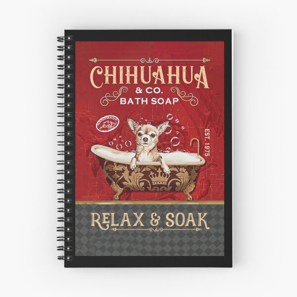 Item preview, Chihuahua Dog bath relax and soak designed and sold by SameeraDammeyer.