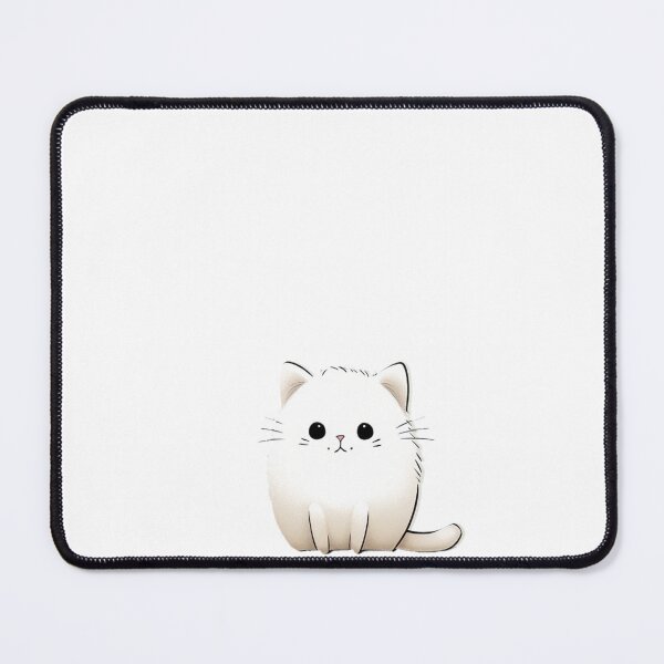 Item preview, Silly Alone Little Cute white Cat designed and sold by omerfdln34.
