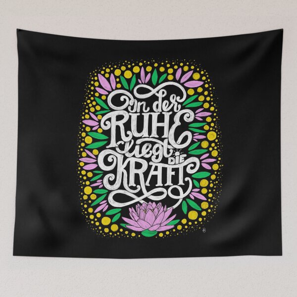 Item preview, The strenght is to be found in serenity designed and sold by DinaDD.