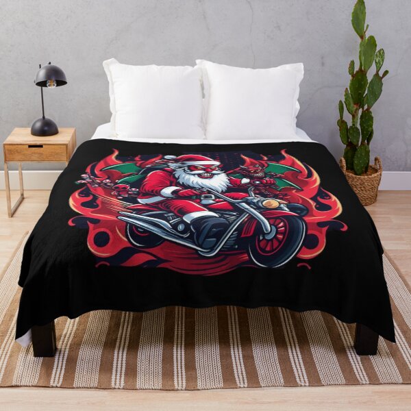 Item preview, Evil santa riding harle, motocycle designed and sold by ArminGreen.