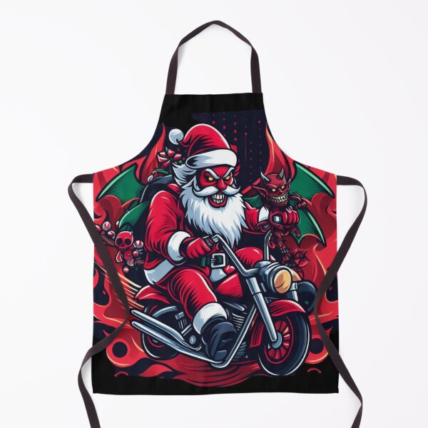 Item preview, Evil santa riding harle, motocycle designed and sold by ArminGreen.