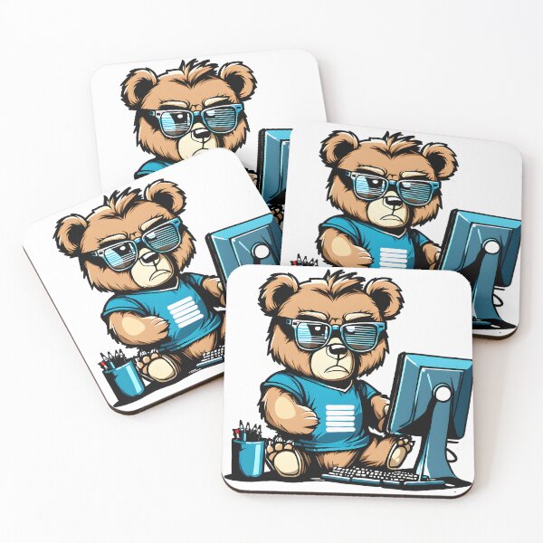 Item preview, Cute Bear Freelancer Kawaii designed and sold by TeddybearClub.