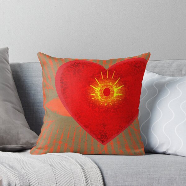 Item preview, Grunge Heart eminating love and light designed and sold by 40degreesSouth.