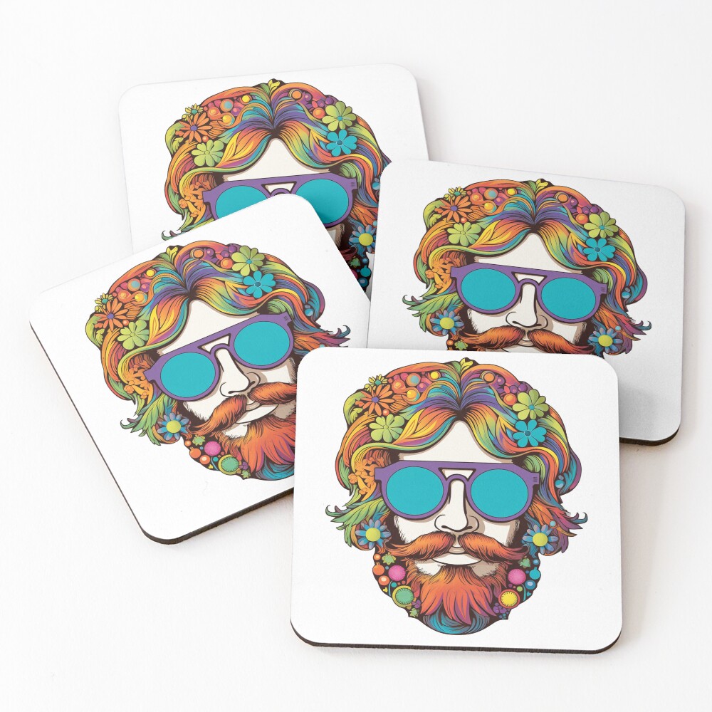 Item preview, Coasters (Set of 4) designed and sold by ReverseBleach.