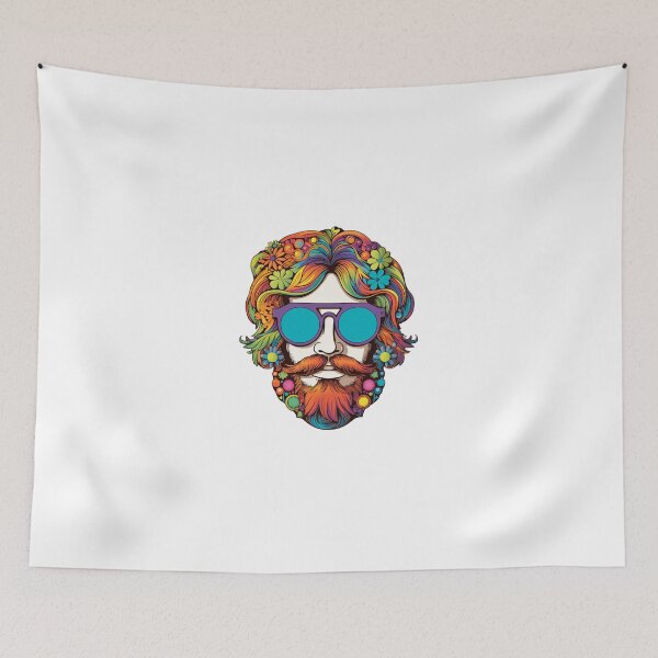 Item preview, Colorful Flower Child Man designed and sold by ReverseBleach.