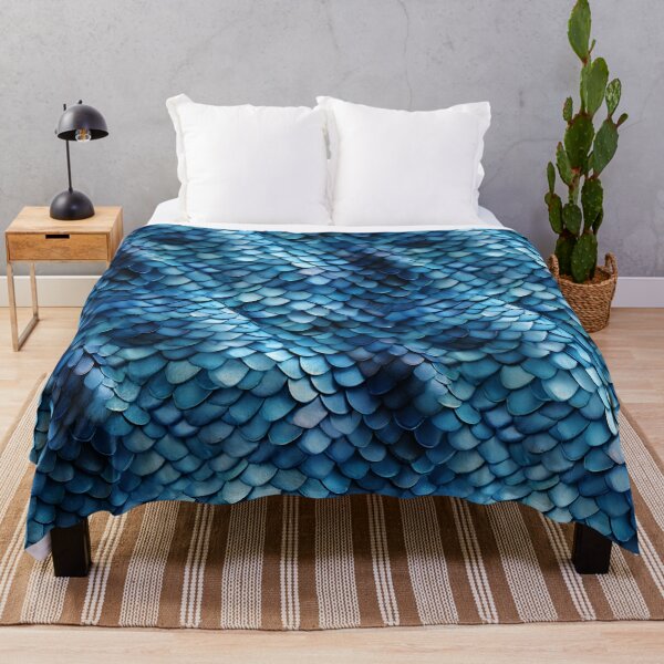 Item preview, Arctic blue dragon scales. designed and sold by culturefull.