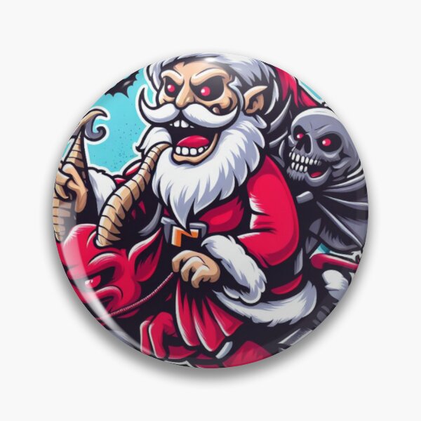 Item preview, Santa riding evil designed and sold by ArminGreen.