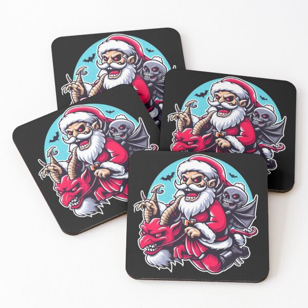 Item preview, Santa riding evil designed and sold by ArminGreen.