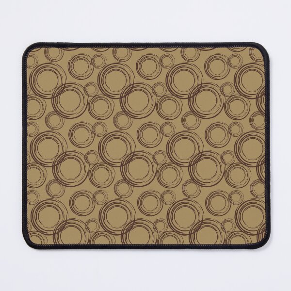 Item preview, Coffee Stains Circles Modern Brown Pattern designed and sold by Naumovski.