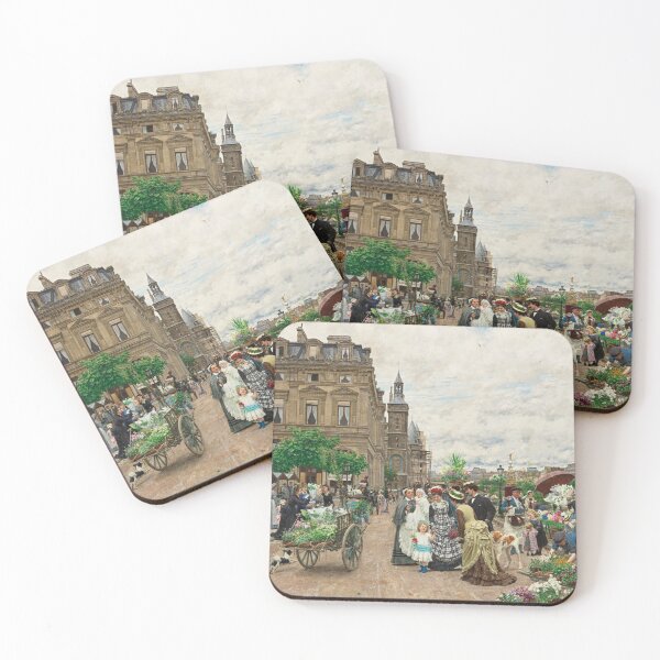 Item preview, The Quai aux Fleurs, Paris (1875) - François Marie Firmin Girard designed and sold by SALON DES ARTS.