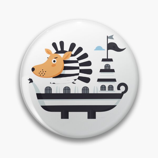 Item preview, Zebra traveling by sailboat designed and sold by omerfdln34.