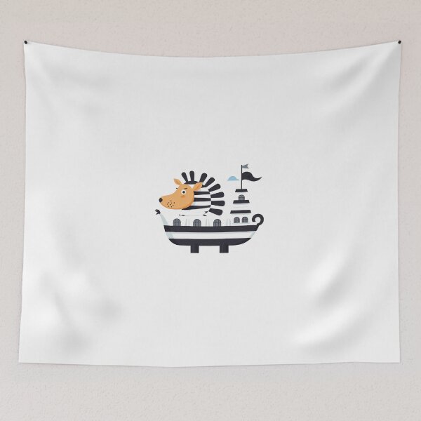 Item preview, Zebra traveling by sailboat designed and sold by omerfdln34.