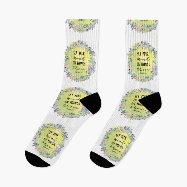 Item preview,   Bible verse - Set Your Mind on Things Above - Colossians 2:3 designed and sold by JacquelineLim.