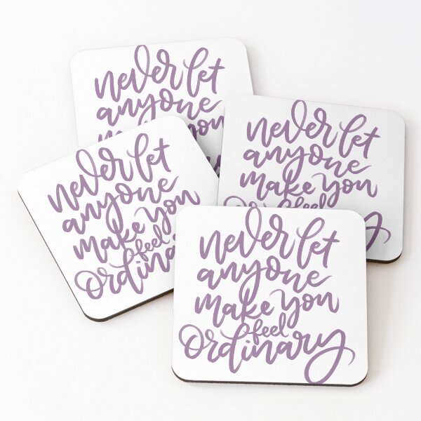 Item preview, Never Let Anyone Make You Feel Ordinary designed and sold by joyfulreader03.