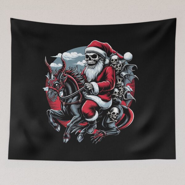 Item preview, Santa riding evil designed and sold by ArminGreen.