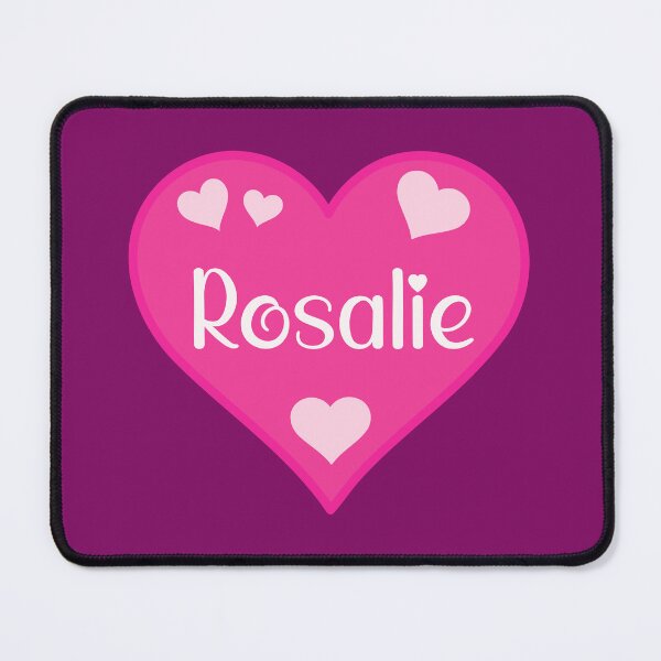 Item preview, Rosalie Name Pink Heart designed and sold by Jeallan Designs.
