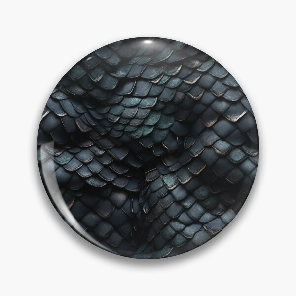 Item preview, Obsidian black dragon scales. designed and sold by culturefull.
