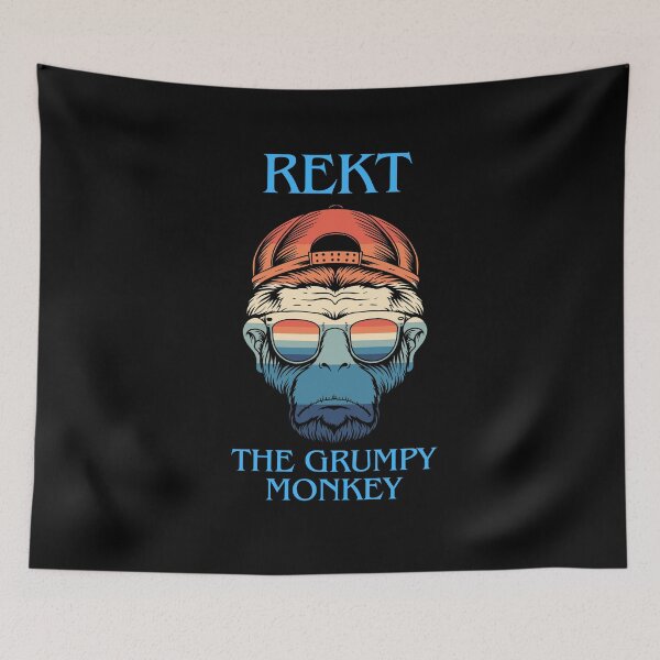 Item preview, Rekt The Grumpy Monkey  designed and sold by MarieSusan.