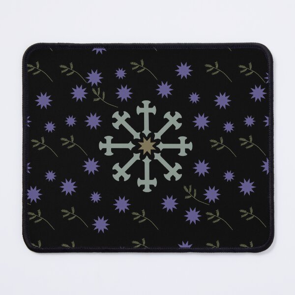 Item preview, star of cross with leaves - snowflake pattern  designed and sold by ZechJohnRB.