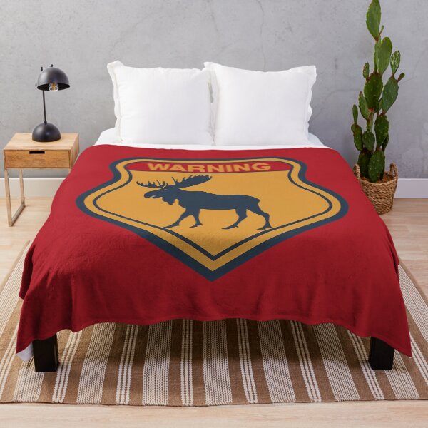 Item preview, Moose Warning Road Sign designed and sold by FlexYourMind.