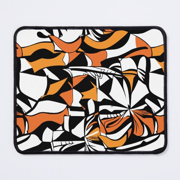 Item preview, Abstract Orange and Black Pattern designed and sold by mrhighsky.