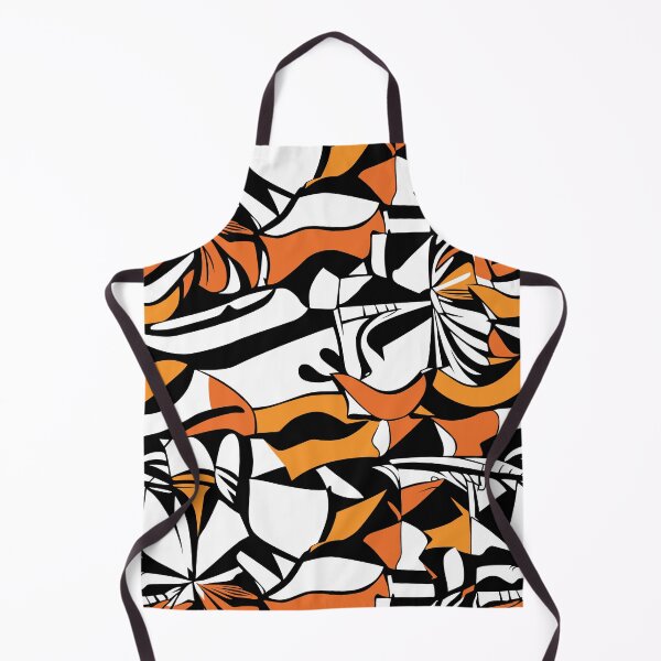 Item preview, Abstract Orange and Black Pattern designed and sold by mrhighsky.