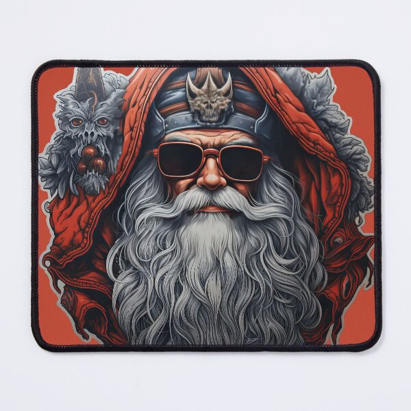 Item preview, Biker Santa's Imp Cruise - Edgy Christmas Sticker designed and sold by SlayerOfKings.
