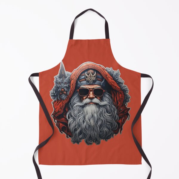 Item preview, Biker Santa's Imp Cruise - Edgy Christmas Sticker designed and sold by SlayerOfKings.