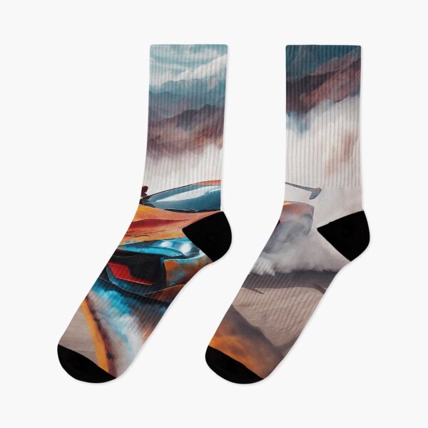 Item preview, Futurism in Digital Art, cars in Colored Clouds and the Visual Avant-garde designed and sold by Artedig.