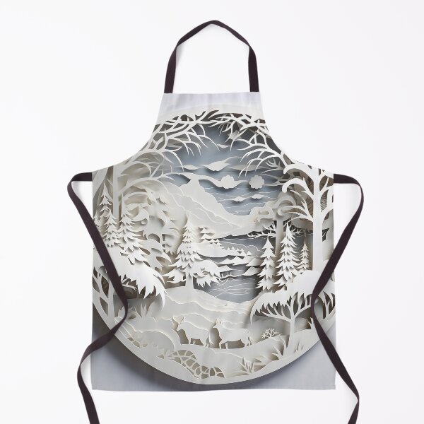 Item preview, Ornate decorative Papercut Winter scene designed and sold by dcrc.