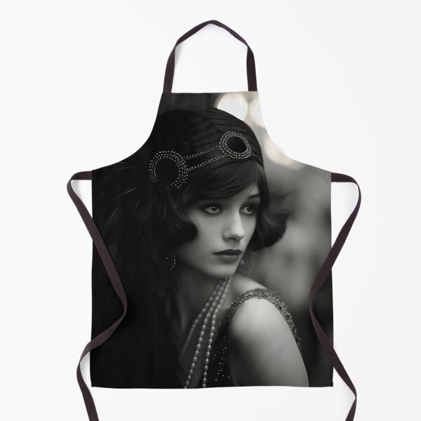 Item preview, Black and white 1920's Flapper photo designed and sold by dcrc.