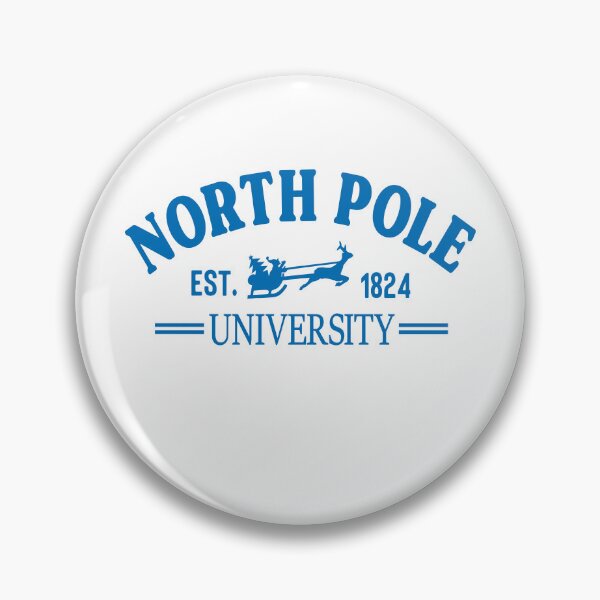 Artikelvorschau, North Pole University Lustiges Weihnachtsblau entworfen und verkauft von Jeallan Designs.