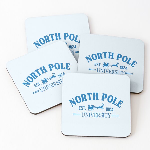 Item preview, North Pole University Funny Christmas Blue designed and sold by Jeallan Designs.