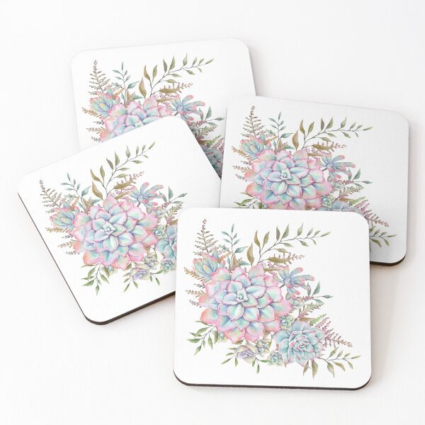 Item preview, Watercolor Succulent 034 designed and sold by CarobWay.